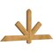 Ekena Millwork Kennewick Rough Sawn Timber Gable Bracket, Western Red Cedar, 60"W x 25"H x 2"D x 4"F, 10/12 Pitch GBW060X25X0204KEN00RWR - alternate 3